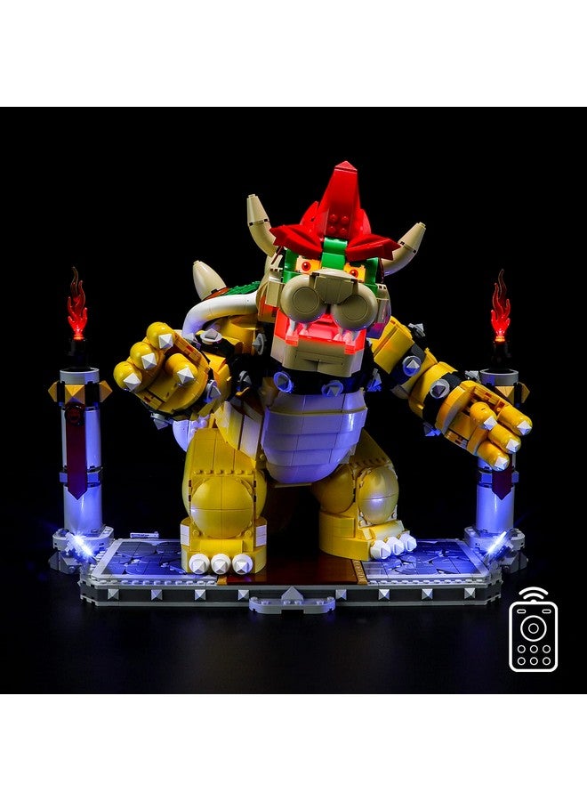 Led Lighting Kit For Lego 71411 The Mighty Bowser Compatible With Lego Super Mario Building Blocks Model Not Include Lego Set