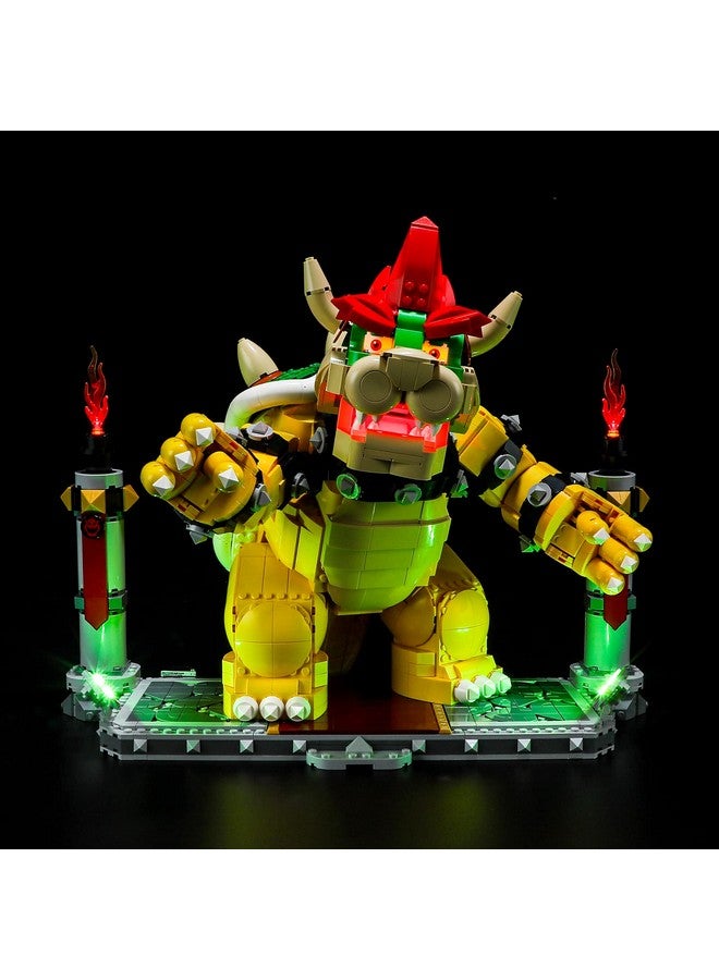 Led Lighting Kit For Lego 71411 The Mighty Bowser Compatible With Lego Super Mario Building Blocks Model Not Include Lego Set