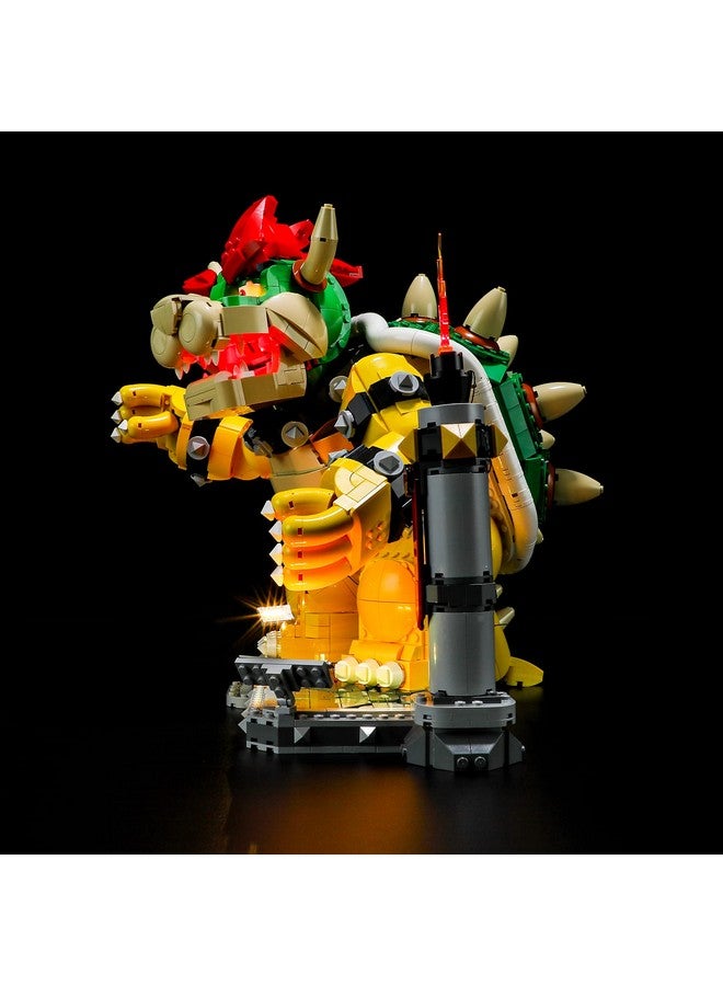 Led Lighting Kit For Lego 71411 The Mighty Bowser Compatible With Lego Super Mario Building Blocks Model Not Include Lego Set