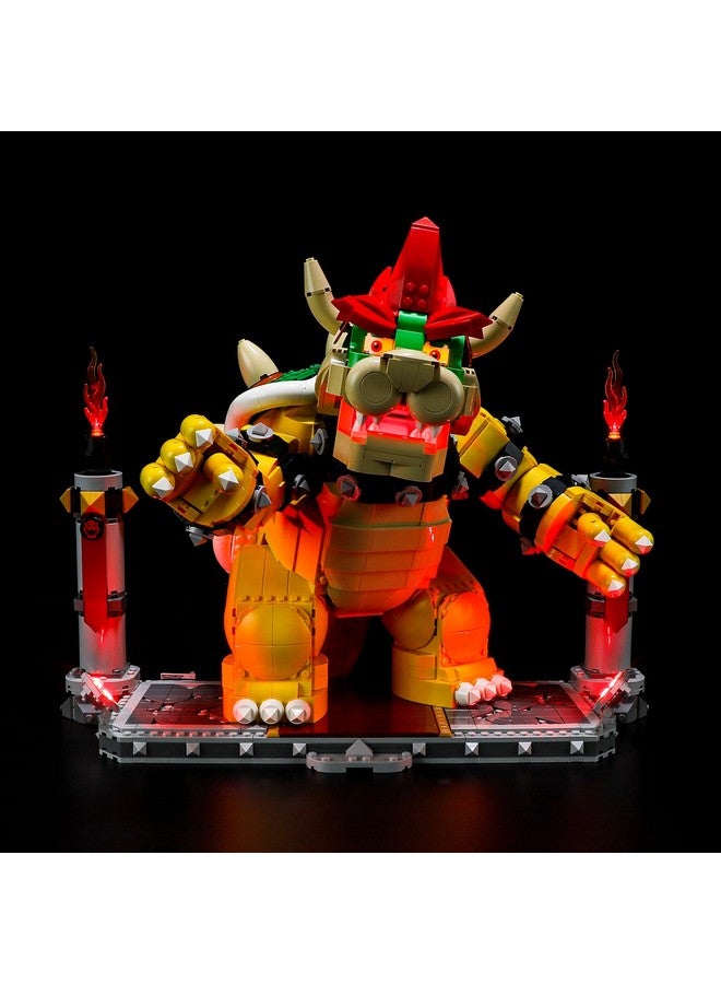 Led Lighting Kit For Lego 71411 The Mighty Bowser Compatible With Lego Super Mario Building Blocks Model Not Include Lego Set