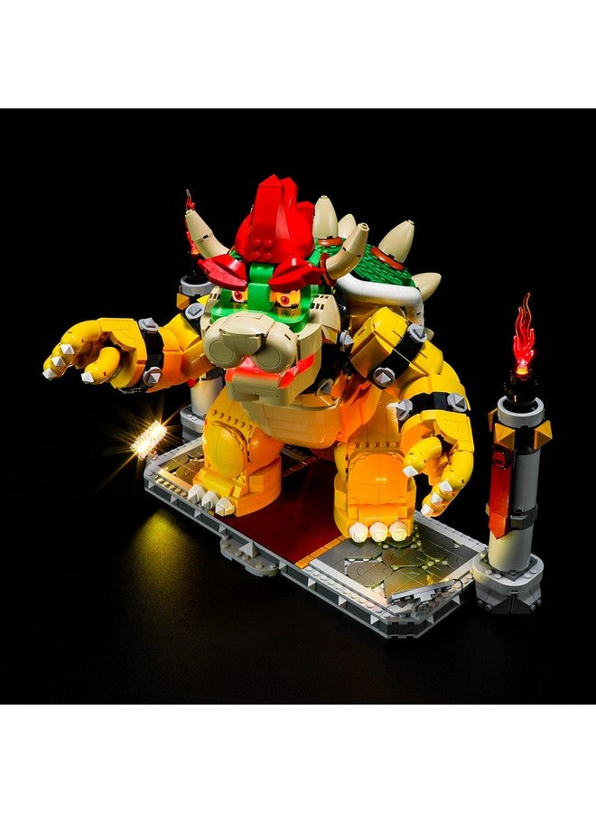 Led Lighting Kit For Lego 71411 The Mighty Bowser Compatible With Lego Super Mario Building Blocks Model Not Include Lego Set