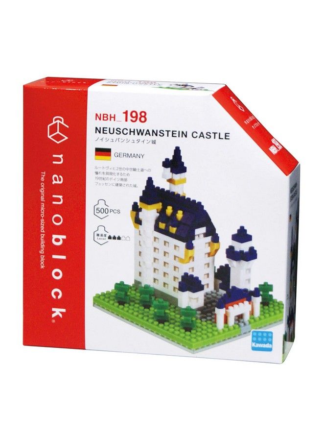 Nanoblock Neuschwanstein Castle [World Famous Buildings] Nanoblock Sight To See Series Building Kit 500 (Nbh_198)