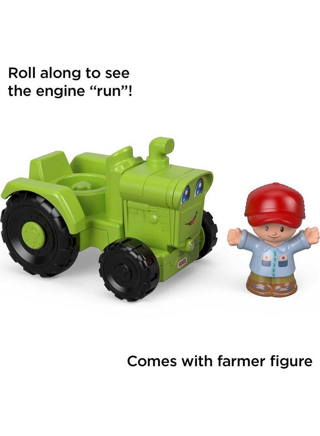 Little People Toddler Farm Toy Helpful Harvester Tractor & Farmer Figure For Pretend Play Ages 1+ Years