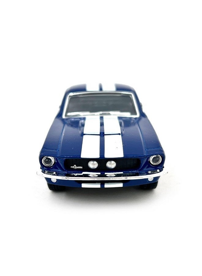 1967 Ford Shelby Mustang Gt500 Blue 138 Scale 5 Inch Die Cast Model Toy Race Car W Pullback Action