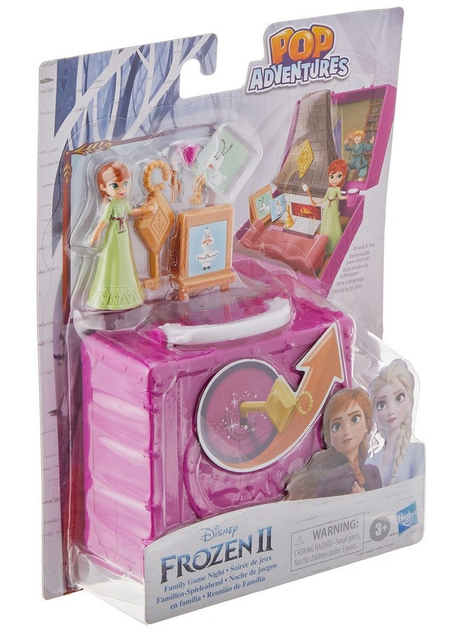 2 Pop Adventures Family Game Night Pop Up Playset With Handle Including Anna Doll Toy Inspired 2