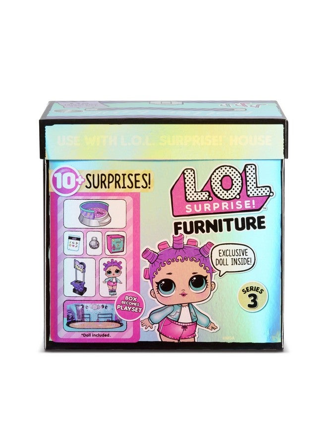 Lol Surprise Furniture Roller Rink With Roller Skater Doll & 10+ Surprises Furniture Disco Dj Stage Room Playsets For Toddler Kids Boy And Girls Ages 4+