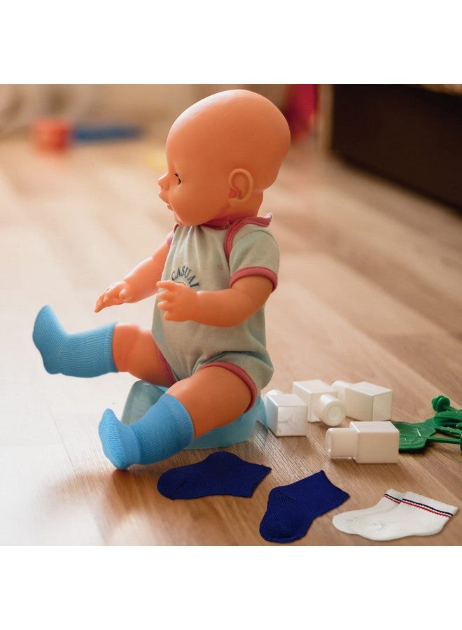 9 Pairs Doll Socks Mini Doll Socks Accessories For American 18 Inch Baby Doll Socks Doll Clothesfor Doll Accessories Multicolored