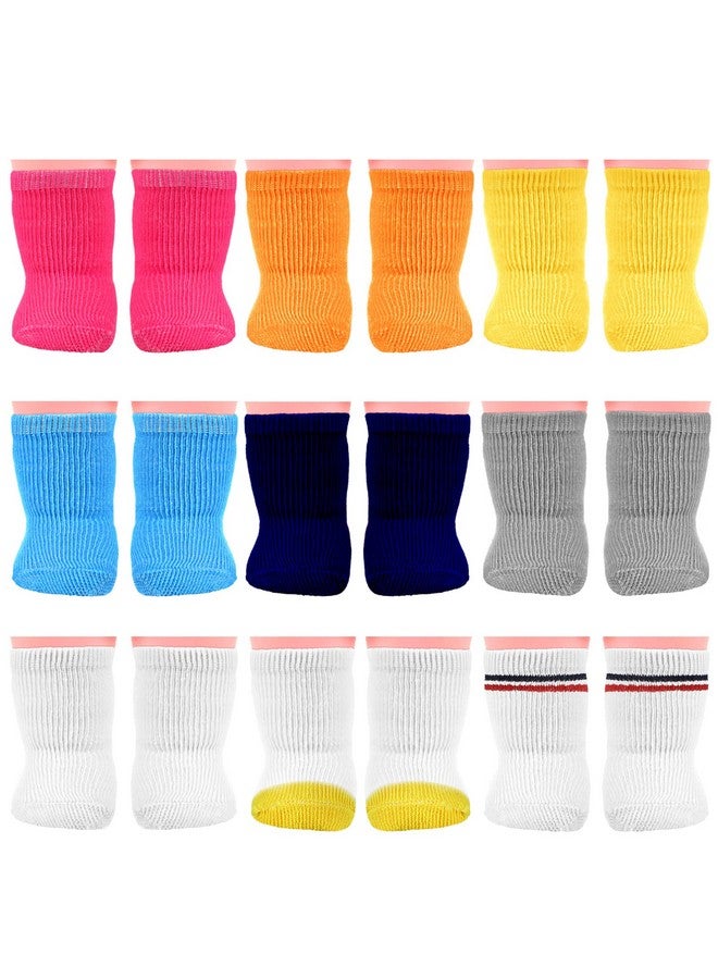 9 Pairs Doll Socks Mini Doll Socks Accessories For American 18 Inch Baby Doll Socks Doll Clothesfor Doll Accessories Multicolored