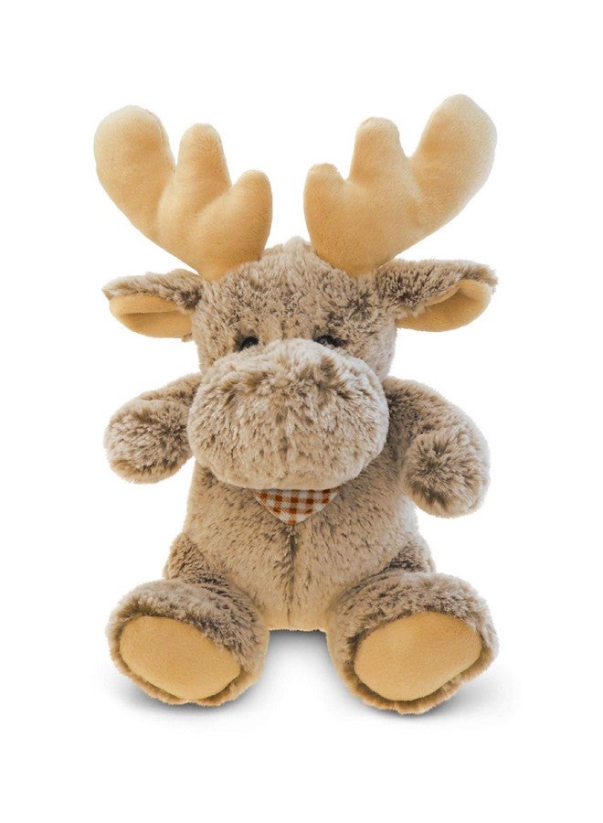 Dollibu Sitting Moose Super Soft Stuffed Animal Cute Realistic Stuffed Animals For Girls. Boys And Adults Animal Gifts Kids Zoo Nursery Décor For Newborn 11 Inches