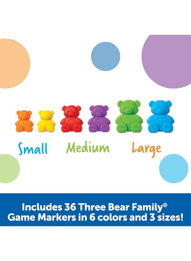 Bingo Bears Educational Indoor Games Toddler Brain Toys Toddler Preschool Learning 73 Pieces Age 3+ Gifts For Boys And Girls