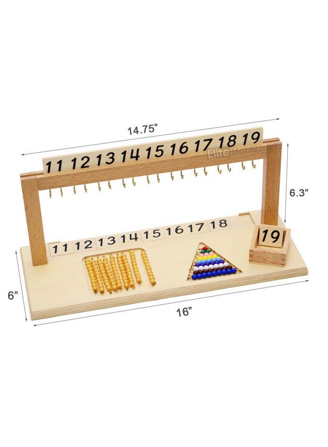Teen Bead Hanger With Beads Preschool Learning Material