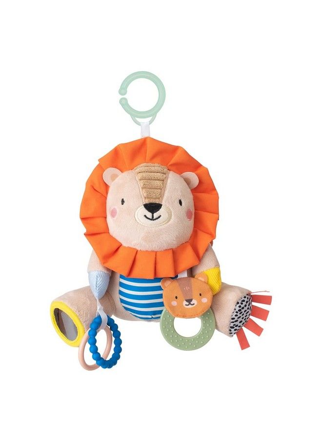 Harry The Lion Newborn & Baby Developmental Soft Activity Toy. Helps Develop Motor Skills. Perfect For Multi Sensory Play With A Mirror Teethers & Rattles. Textures And Sounds. 36 Months