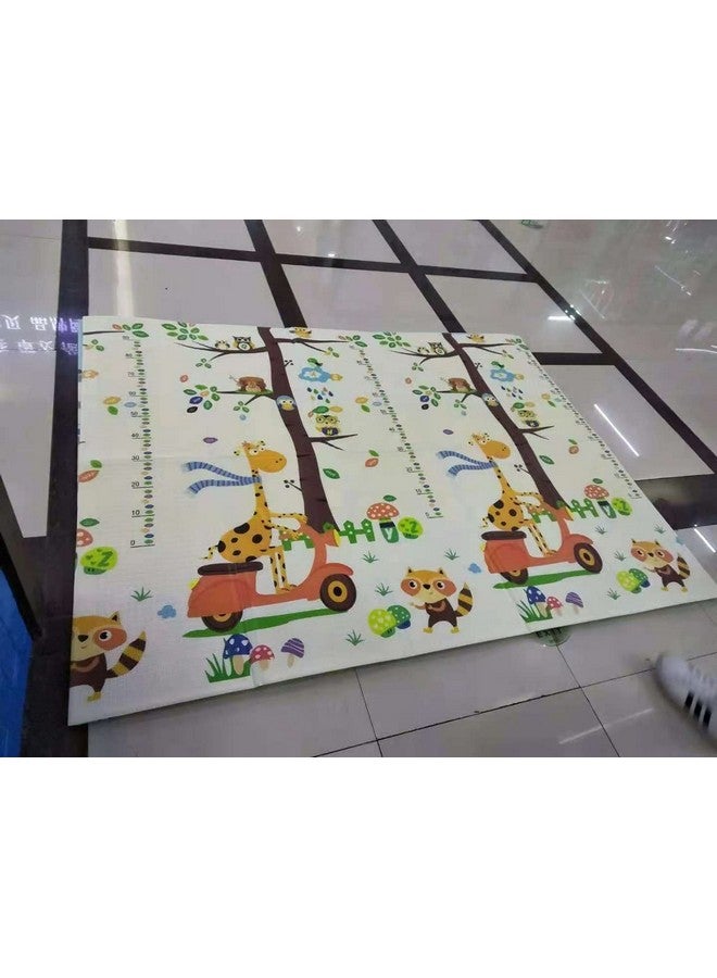 Baby Folding Mat Play Foam Crawl Waterproof Portable Kids Baby Toddler Outdoor Or Indoor Use (Giraffe)