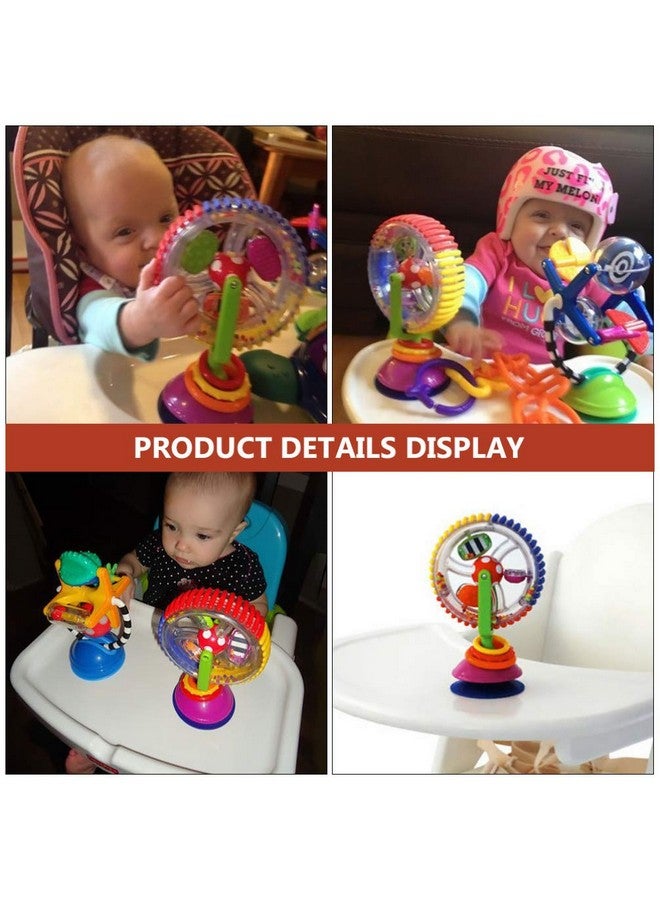 High Chair Toy Baby Ferris Wheel Toy Suction Cup Newborn Spinner Activity Toy Newborn High Chair Rattle Interactive Development Educational Toy For Feeding Plaything Early Development