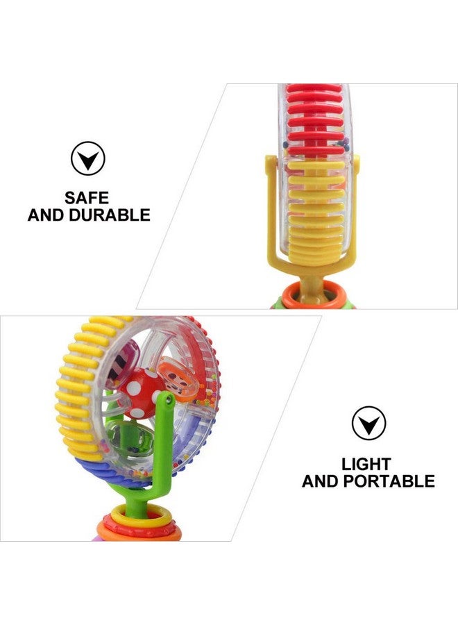 High Chair Toy Baby Ferris Wheel Toy Suction Cup Newborn Spinner Activity Toy Newborn High Chair Rattle Interactive Development Educational Toy For Feeding Plaything Early Development