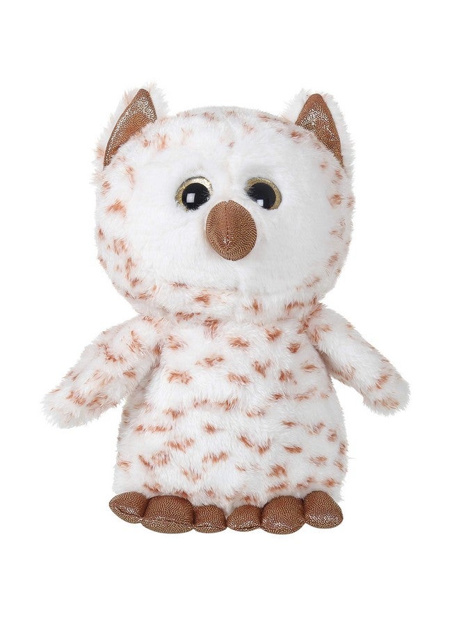 Cute White Glitter Eye Owl Soft Toy Gift For Girls Kids Stuffed Plush Animal 25Cm