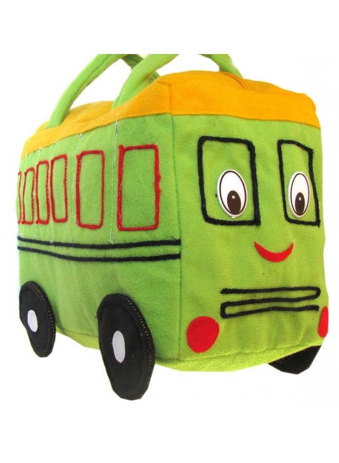 Bus Shoulder Bag Stuffed Soft Toy Plush Kids Birthday Gift 3 Litres