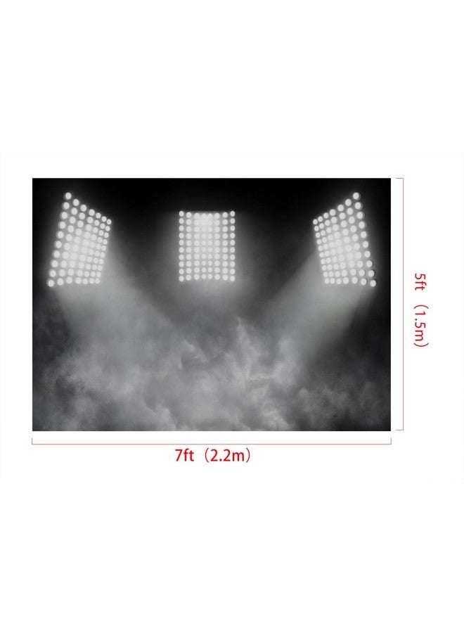 7X5Ft Sport Backdrop For Photoshoot Stadium Photography Background Spotlight Backdrop For Portrait
