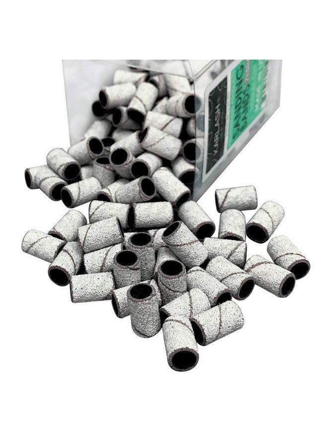 Professional Nail Sanding Bands Zebra Medium Grit File + Free 2 Mandrel (1 Pack)