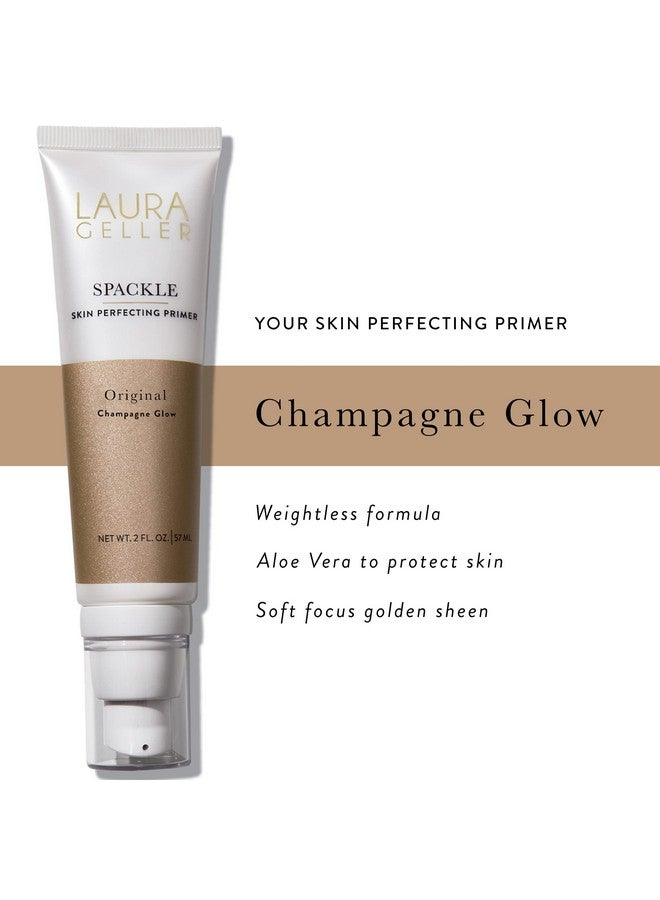Spackle Super Size Champagne Glow 2 Fl Oz Skin Perfecting Primer Makeup With Hyaluronic Acid Long Wear Foundation Face Primer
