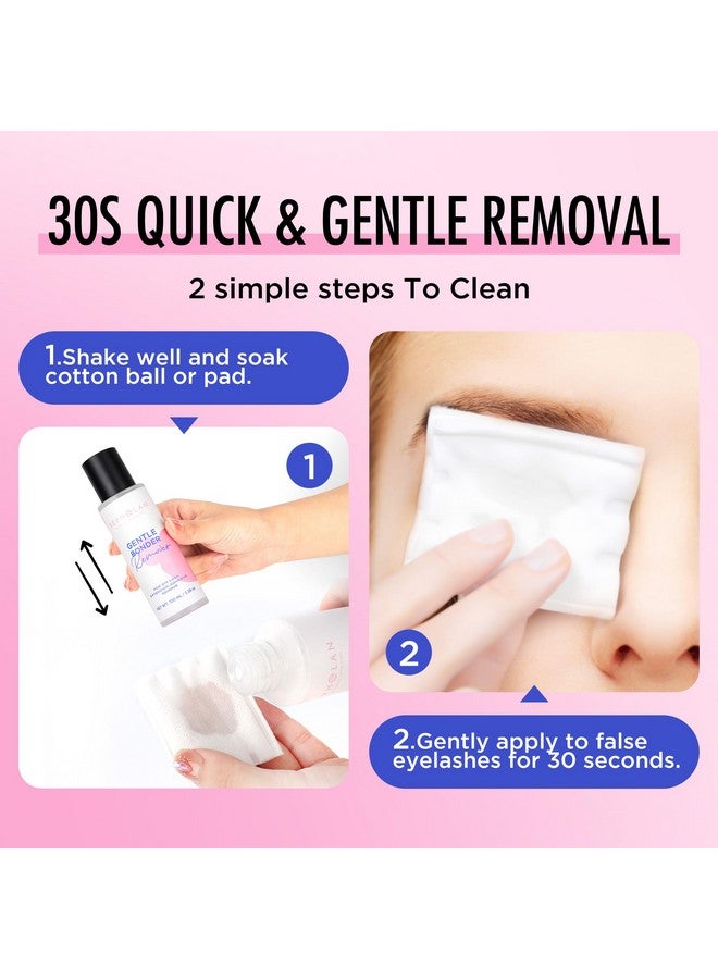 Cluster Lash Glue Remover 100Ml Diy Eyelash Extension Remover Bond & Seal Adhesive Professional & Self Use For Sensitive Eyes Eye Makeup & Mascara Remover