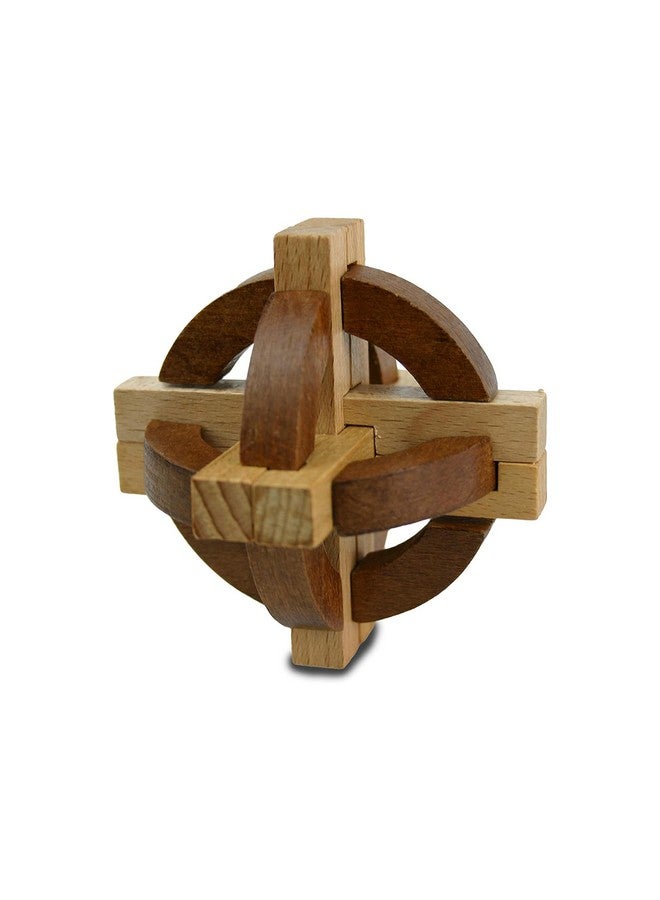 Compass And Star Combo True Genius Disentanglement Puzzles Brain Teasers Adult Puzzle Wooden (Tg018)