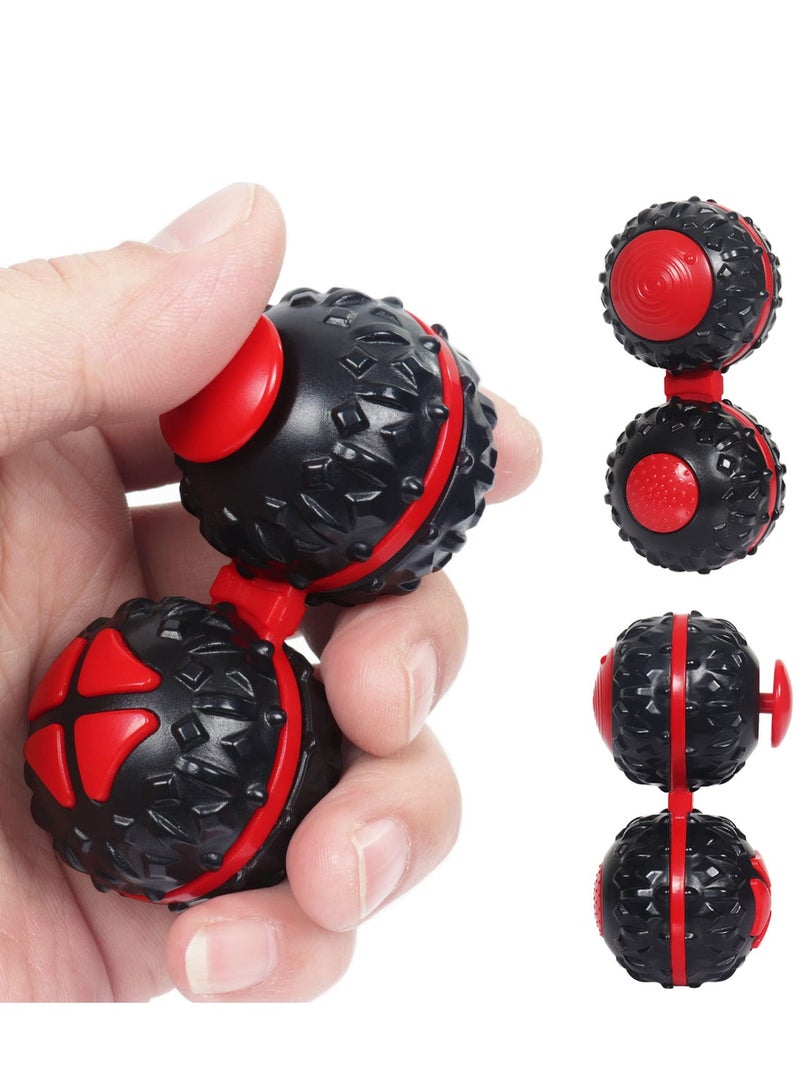Fidget Ball Stress Relief Toy Functions Massage Ball Fidget Toy Development Toy, 3D Fingertip Toys for ADHD Autism With 6-Fidget Functions For Adults Kids Stress Relief,Anxiety, ADD