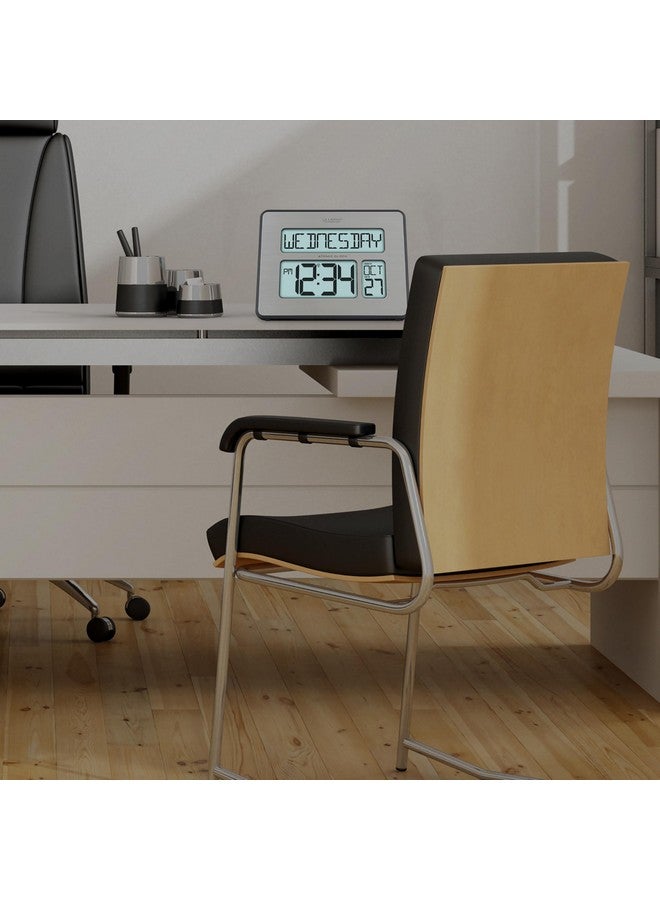 513 1419Blv4 Int Backlight Atomic Full Calendar Clock With Extra Large Digits