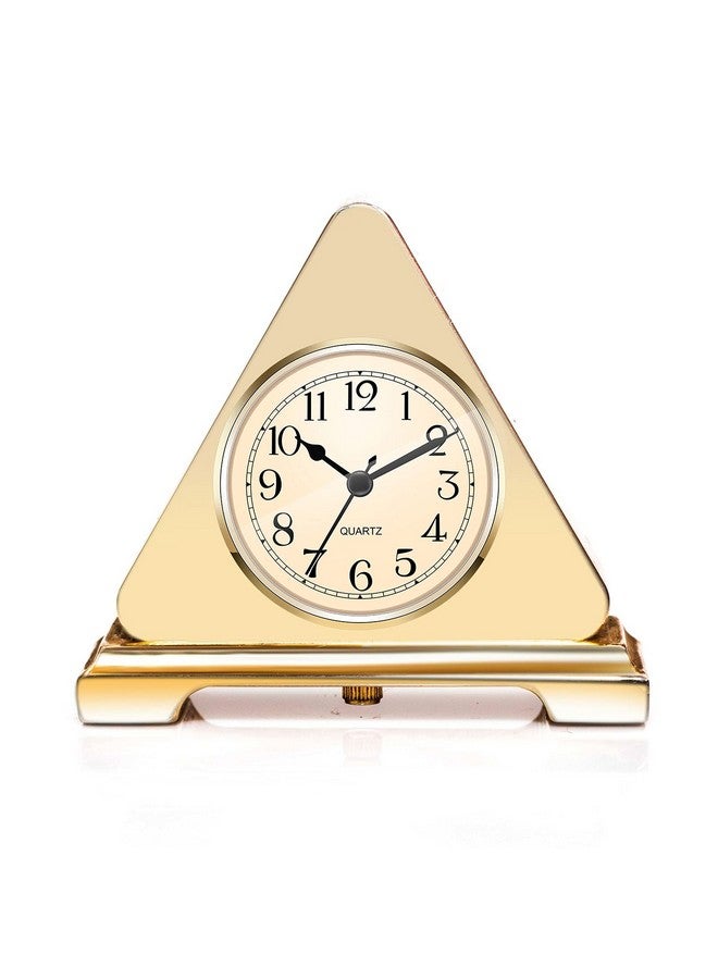 3 1 2 Inch (90 Mm) Quartz Clock Fit Up Insert With Arabic Numeral (Gold)