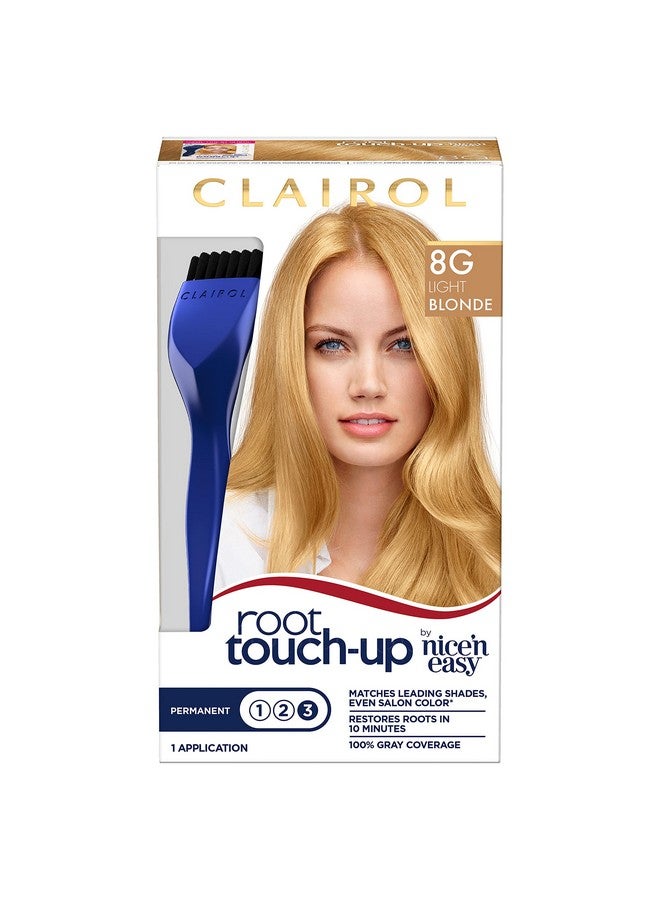 Root Touch Up By Nice'N Easy Permanent Hair Dye 8G Medium Golden Blonde Hair Color Pack Of 1