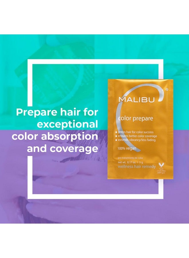 Color Prepare Wellness Hair Remedy (12 Packets) Extends Hair Color Vibrancy & Counteracts Discoloration Hair Care Remedy For Color Treated Hair