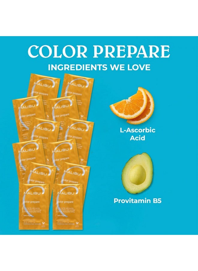 Color Prepare Wellness Hair Remedy (12 Packets) Extends Hair Color Vibrancy & Counteracts Discoloration Hair Care Remedy For Color Treated Hair