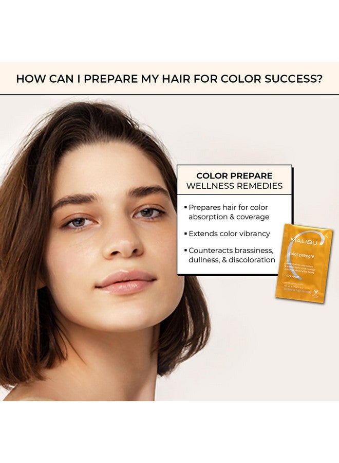 Color Prepare Wellness Hair Remedy (12 Packets) Extends Hair Color Vibrancy & Counteracts Discoloration Hair Care Remedy For Color Treated Hair