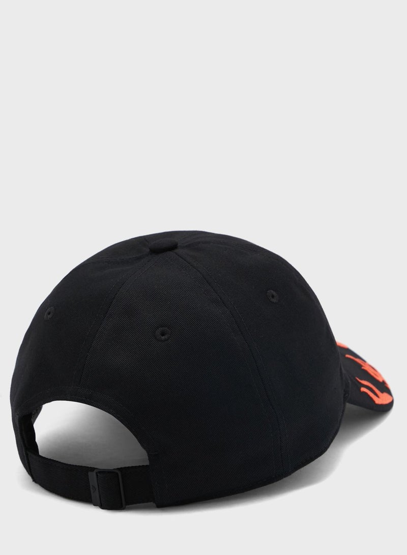 Flames Dad Cap