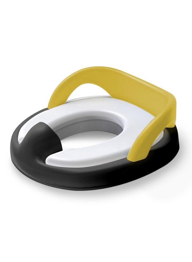 Baby Potty Training Seat Toddler Toilet Pot Toilet Training Chair For Kids Toddlers Comfortable Safe Cushioned Potty Seat For Western Toilet 0 To 5 Years (Potty Seat Yellow Black)