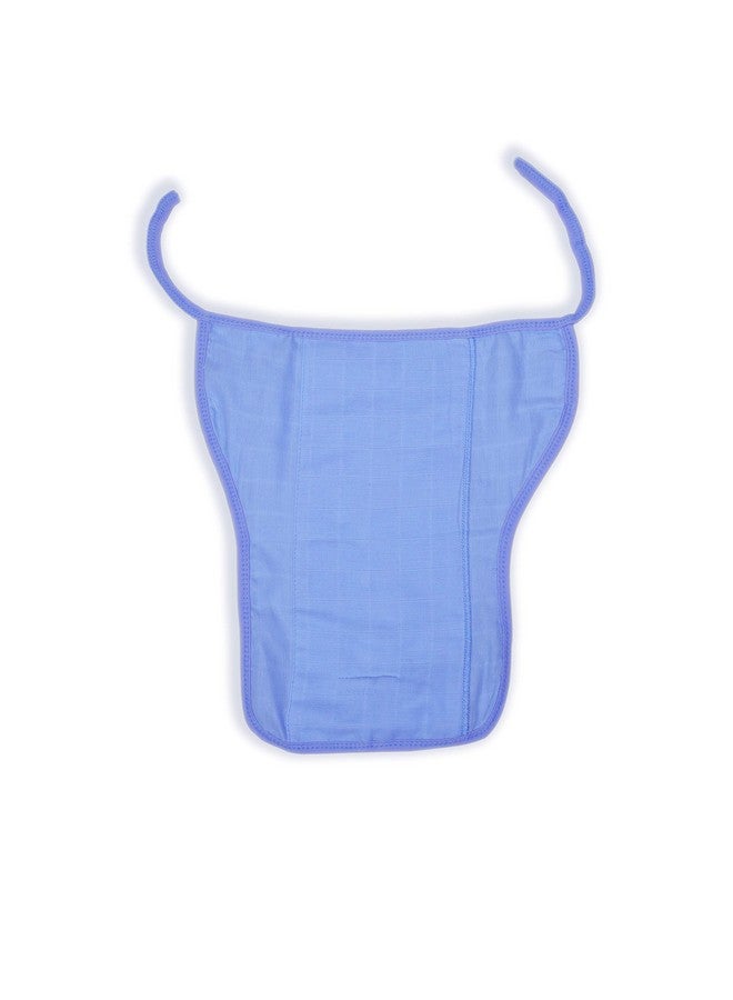 Washable And 100% Cotton Nappies (Blue Medium)