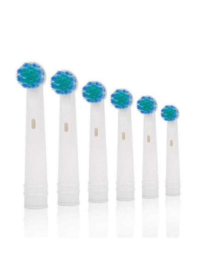 Oral B Compatible Replacement Brush Heads Advanced Bristle Technology Soft Dupont Nylon Bristles Oral Care Pack Of 6 Whitepack Of 6 Vm 22049