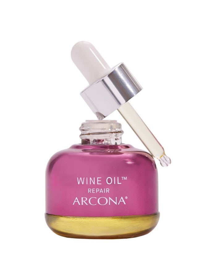 Wine Oil Resveratrol Serum Infused With Grape Seed Oil & Extract Clove Orange + Antioxidants Deeply Moisturizing Anti Aging Facial Oil Serum For Dry Oily Combination Skin .5 Fl Oz. Made In The Usa