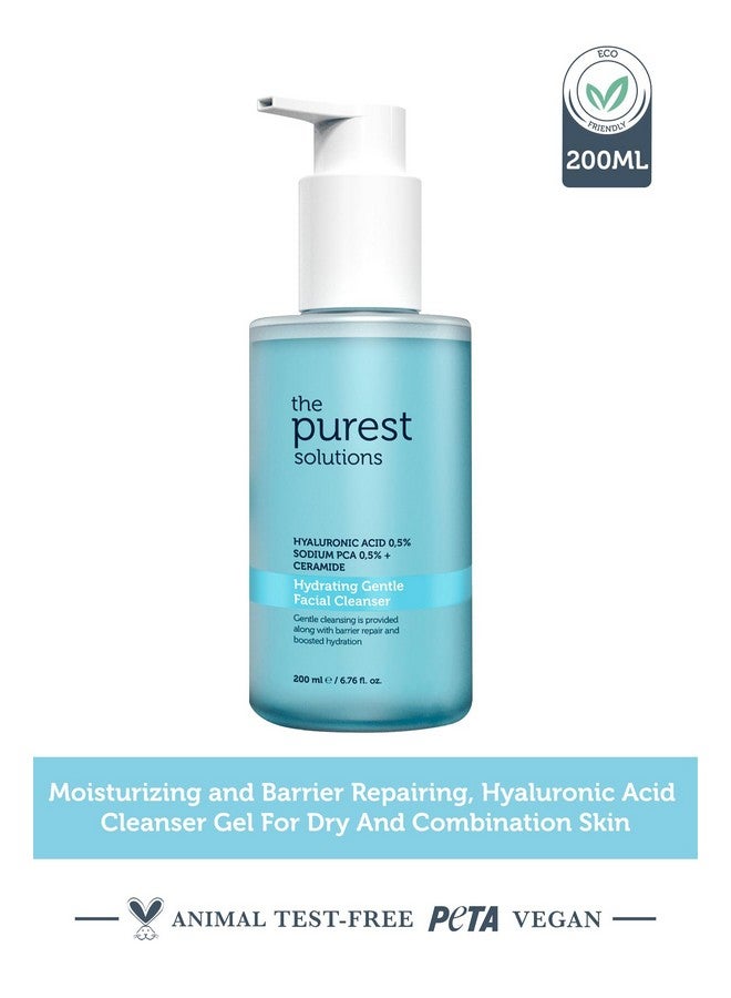 0 5% Hyaluronic Acid + 0 5% Sodium Pca + Ceramide Hydrating Gentle Facial Cleanser (6.76 Fl. Oz)