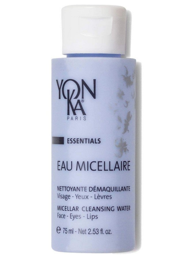 Yon Ka Eau Micellaire Travel Size (75Ml) Micellar Water And Cleansing Makeup Remover Gentle Face Wash With Rose And Chamomile To Remove Impurities And Hydrate Paraben Free