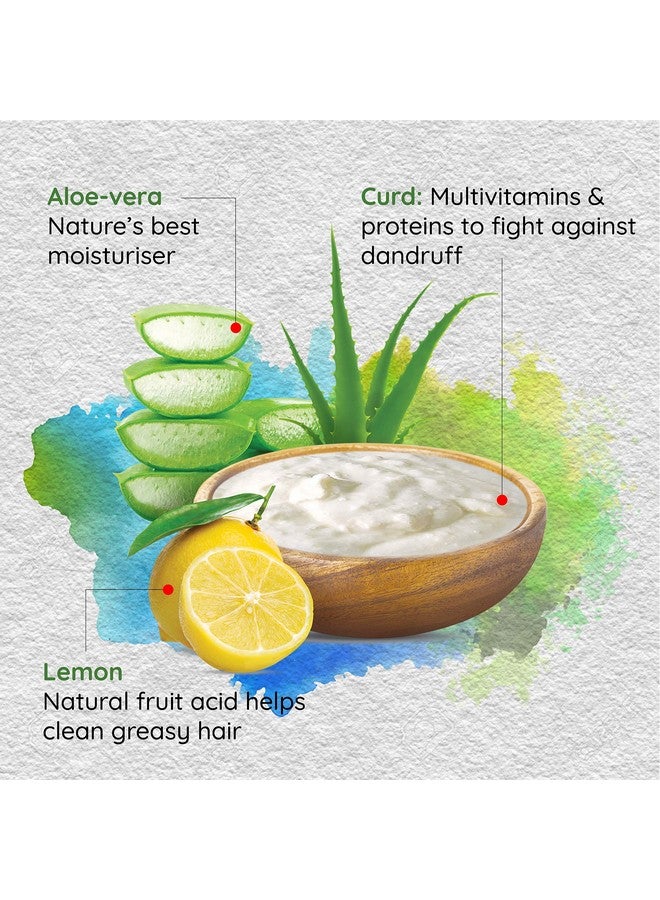 Naturals Anti Dandruff Shampoo With Lemon And Curd Gentle And Soft Shampoo Ph Balanced And Paraben Free For Men And Women 800Ml