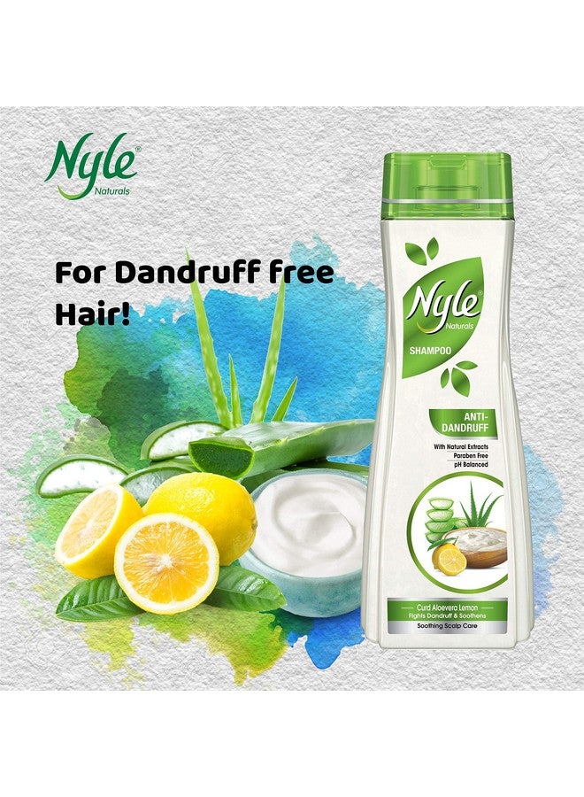 Naturals Anti Dandruff Shampoo With Lemon And Curd Gentle And Soft Shampoo Ph Balanced And Paraben Free For Men And Women 800Ml