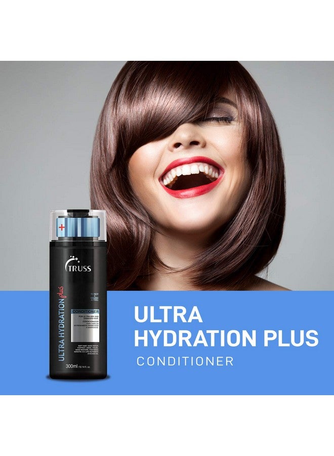 Ultra Hydration Plus Conditioner For Extremely Dry Damaged Hair Intensive Repair Hydration Color Protection Anti Frizz Conditioner Ideal For All Hair Types & Textures