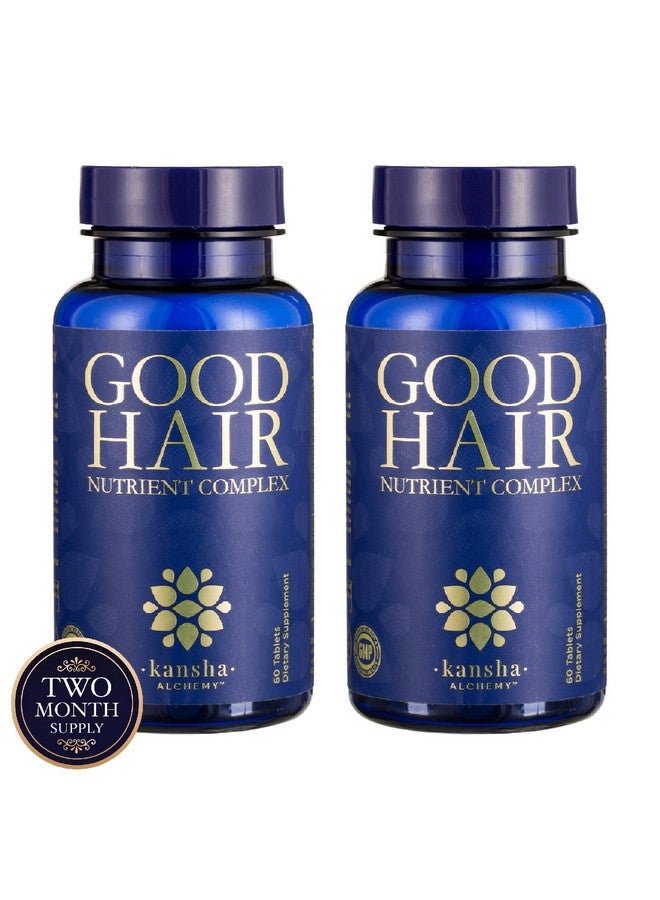 Good Hair Supplement Dht Blocker With Saw Palmetto And Biotin Stops Hair Loss And Promotes Longer Thicker & Healthier Hair Men & Women Of All Hair Types 2 Bottles