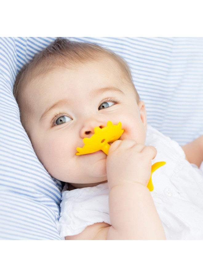 Original Teethin Smart Ez Grip Star Teether And Sensory Toy For Babies And Toddlers. Bpa Free Teether Yellow