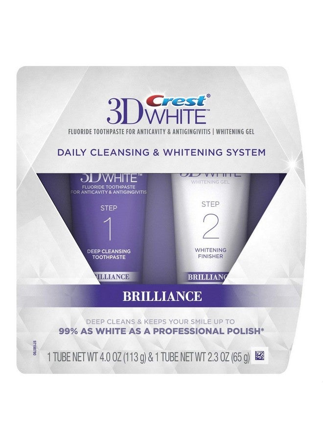 3D White Brilliance Daily Cleansing Toothpaste And Whitening Gel System