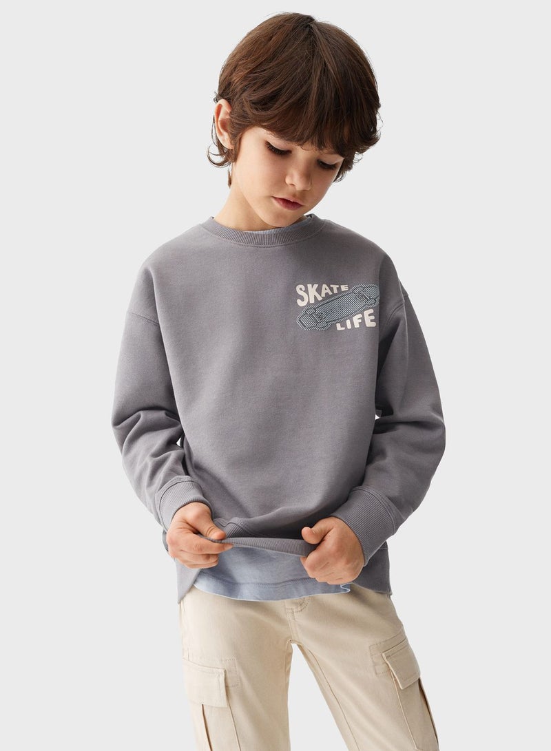 Kids Graphic Sweatshirt