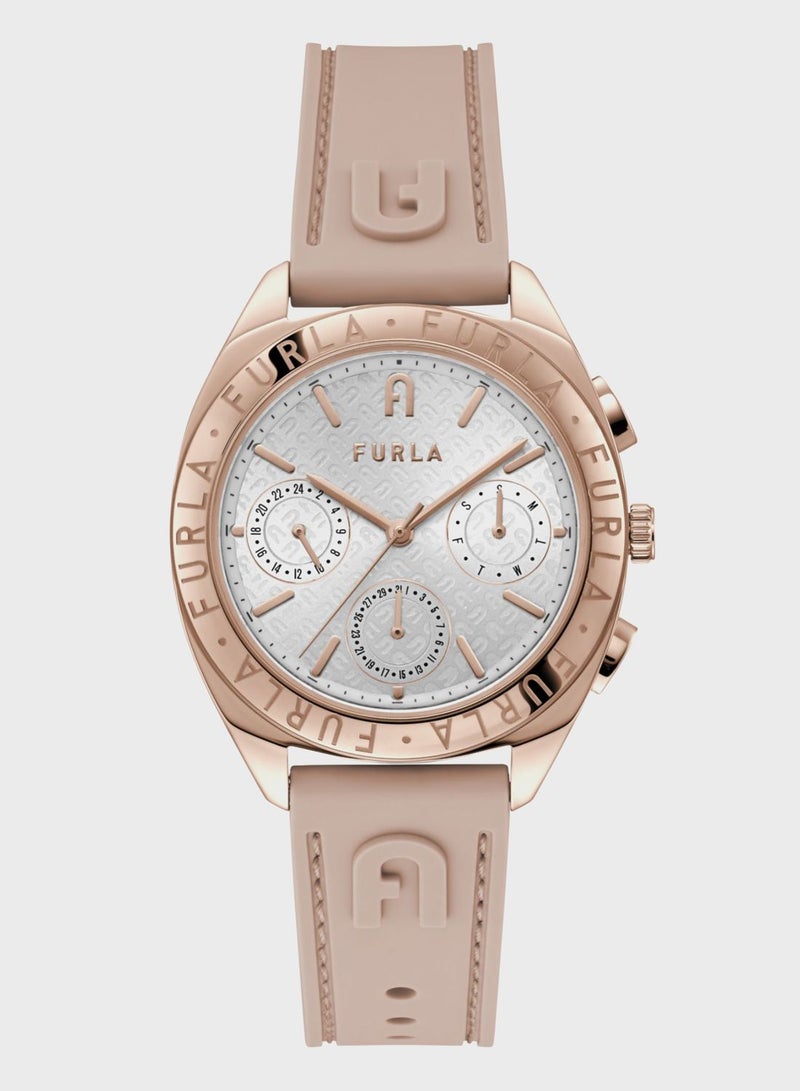Furla Silicone Strap Analog Watch