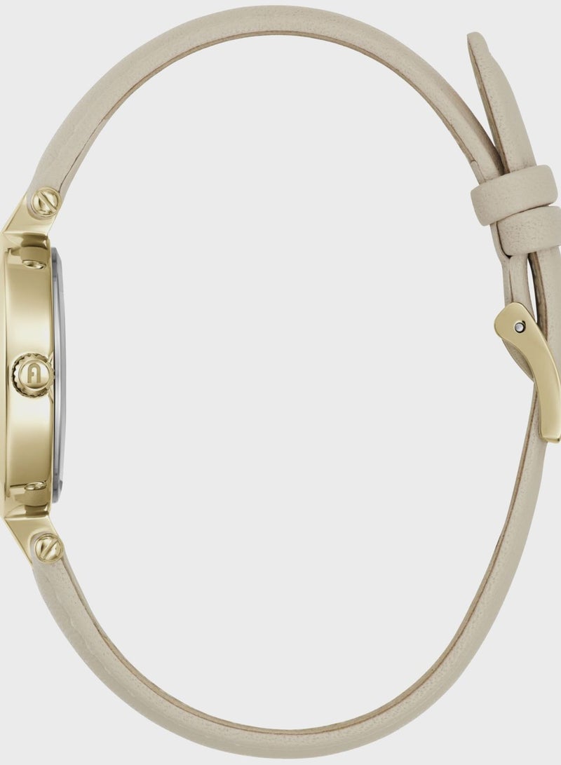 Furla Leather Strap Analog Watch