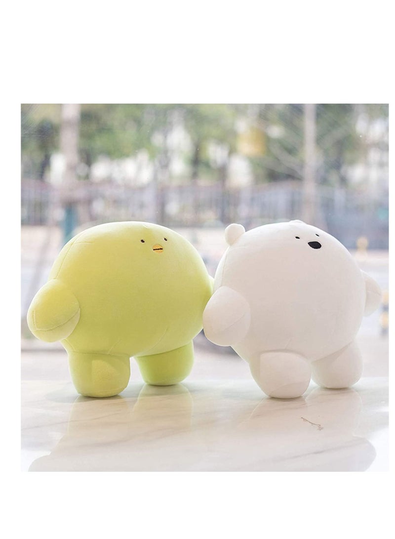 157 inch Lovely Bear Plush Stuffed Animal Body Pillow Fat Cartoon Cylindrical Body Pillows for Kids Super Soft Hugging Toy Gifts for Bedding Kids Sleeping Nap Kawaii Pillow